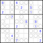 Судоку “Чет-нечет” 9х9 #298 трудный