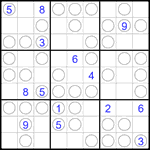 Судоку “Чет-нечет” 9х9 #299 трудный