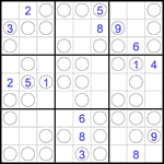 Судоку “Чет-нечет” 9х9 #295 очень трудный