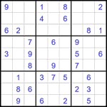 Судоку 9х9 #2163 легкий