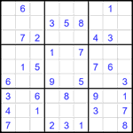 Судоку 9х9 #2175 легкий