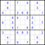 Судоку 9х9 #2177 легкий
