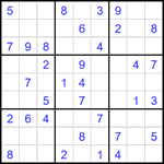 Судоку 9х9 #2178 легкий