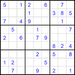 Судоку 9х9 #2184 легкий