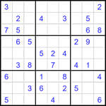 Судоку 9х9 #2187 легкий