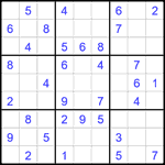 Судоку 9х9 #2189 легкий