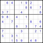 Судоку 9х9 #2193 легкий