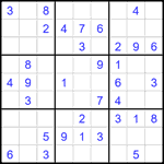 Судоку 9х9 #2194 легкий