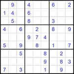 Судоку 9х9 #2197 легкий