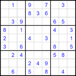 Судоку 9х9 #2200 легкий