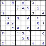 Судоку 9х9 #2201 легкий