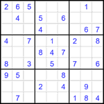 Судоку 9х9 #2203 легкий