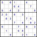 Судоку 9х9 #2204 легкий