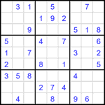 Судоку 9х9 #2205 легкий