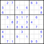 Судоку 9х9 #2206 легкий
