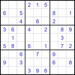 Судоку 9х9 #2207 легкий