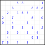 Судоку 9х9 #2209 легкий