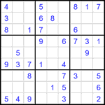 Судоку 9х9 #2210 легкий