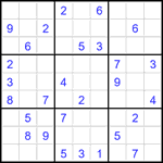Судоку 9х9 #2131 средний