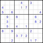 Судоку 9х9 #2132 средний