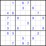 Судоку 9х9 #2133 средний