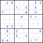 Судоку 9х9 #2134 средний