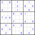 Судоку 9х9 #2137 средний