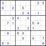 Судоку 9х9 #2139 средний