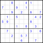 Судоку 9х9 #2146 средний