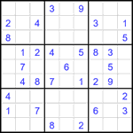 Судоку 9х9 #2156 средний