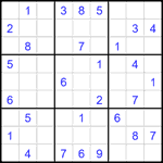 Судоку 9х9 #2165 средний