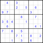 Судоку 9х9 #2176 средний