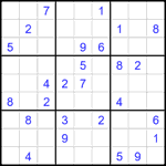 Судоку 9х9 #2177 средний