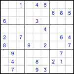 Судоку 9х9 #2179 средний