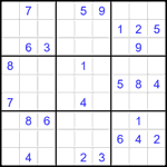 Судоку 9х9 #2180 средний