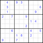 Судоку 9х9 #2140 очень трудный