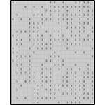 Японская мозаика #1869 “Брюнетка”