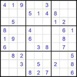 Судоку 9х9 #2211 легкий