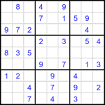 Судоку 9х9 #2212 легкий