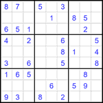 Судоку 9х9 #2215 легкий
