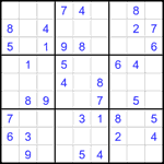Судоку 9х9 #2217 легкий
