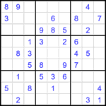Судоку 9х9 #2219 легкий