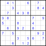Судоку 9х9 #2220 легкий