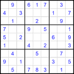 Судоку 9х9 #2221 легкий