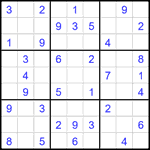 Судоку 9х9 #2224 легкий