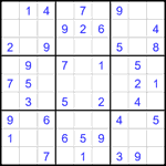 Судоку 9х9 #2225 легкий