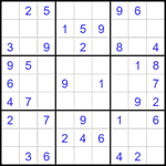 Судоку 9х9 #2226 легкий