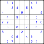 Судоку 9х9 #2229 легкий