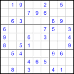 Судоку 9х9 #2236 легкий