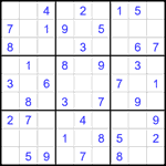 Судоку 9х9 #2237 легкий